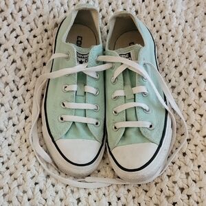 Converse Low Top Sneakers in Mint Green, Mens 4, Womens 6, EU 36.5